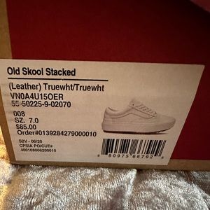 Vans women’s platform sneakers